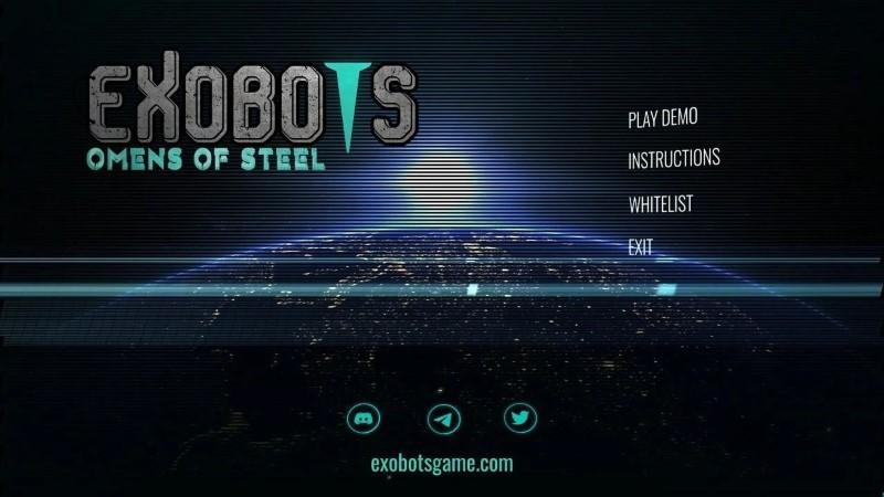 钢铁的预兆exobots demo下载,钢铁的预兆,科幻游戏,闯关游戏